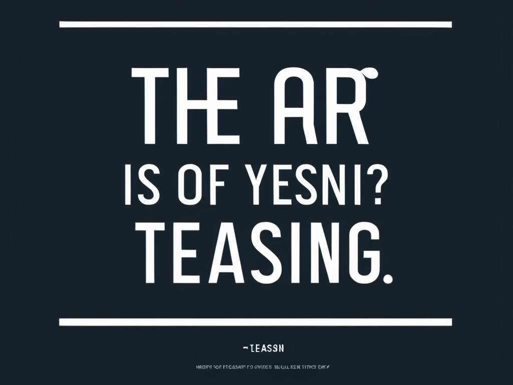 Featured image for blog post: The Art of Teasing: When Is It Okay?