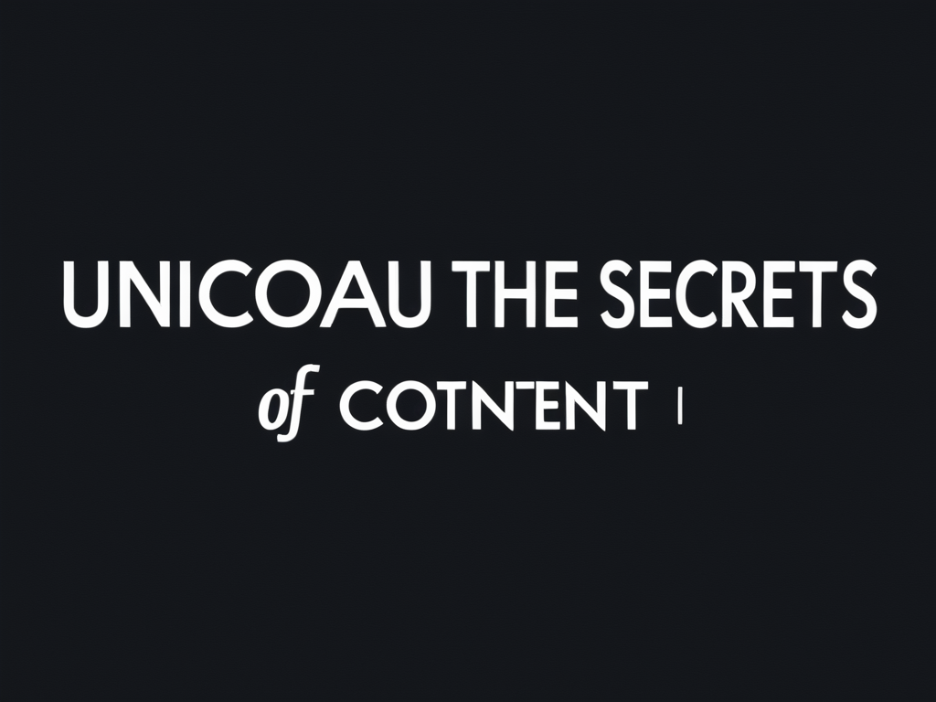 Featured image for blog post: Unlock the Secrets of Safe Adult Content Creation