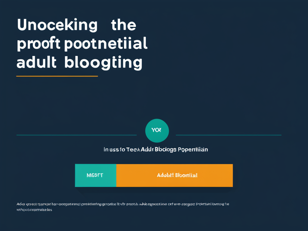 Featured image for blog post: Unlocking the Profit Potential of Adult Blogging